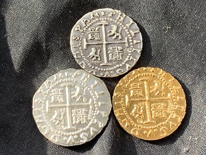 Dublone, ca 7 Gramm Feinsilber